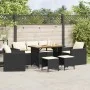 6-piece garden sofa set and black synthetic rattan cushions by vidaXL, Garden sets - Ref: Foro24-3213556, Price: 519,34 €, Di...