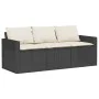 6-piece garden sofa set and black synthetic rattan cushions by vidaXL, Garden sets - Ref: Foro24-3213556, Price: 519,34 €, Di...