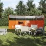 Cortaviento de camping impermeable gris naranja 366x152x152 cm de vidaXL, Paravientos - Ref: Foro24-94742, Precio: 41,04 €, D...