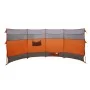 Cortaviento de camping impermeable gris naranja 366x152x152 cm de vidaXL, Paravientos - Ref: Foro24-94742, Precio: 41,04 €, D...