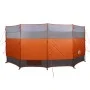 Cortaviento de camping impermeable gris naranja 366x152x152 cm de vidaXL, Paravientos - Ref: Foro24-94742, Precio: 41,04 €, D...