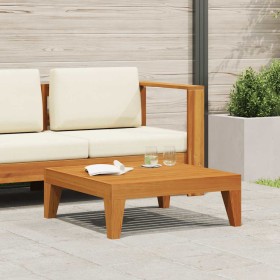 Mesa de jardín madera maciza de acacia 68,5x68,5x24 cm