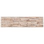 3D wall panels 14 units EPS brown 100x25 cm by vidaXL, Wall covering - Ref: Foro24-4008556, Price: 108,54 €, Discount: %