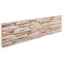 3D wall panels 14 units EPS brown 100x25 cm by vidaXL, Wall covering - Ref: Foro24-4008556, Price: 108,54 €, Discount: %