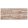 3D wall panels 14 units EPS brown 100x25 cm by vidaXL, Wall covering - Ref: Foro24-4008556, Price: 108,54 €, Discount: %