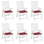 Gartenstuhl Kissen 6 Stück Oxford Stoff rot rot 40x40x3 cm von vidaXL, Kissen für Stühle und Sofas - Ref: Foro24-314022, Prei...
