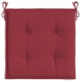 Gartenstuhl Kissen 6 Stück Oxford Stoff rot rot 40x40x3 cm von vidaXL, Kissen für Stühle und Sofas - Ref: Foro24-314022, Prei...