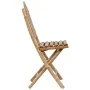 Faltbares 5-teiliges Gartenmöbel-Set mit Bambus-Kissen von vidaXL, Gartensets - Ref: Foro24-3063968, Preis: 269,70 €, Rabatt: %