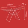 Metaltex Amsterdam Wäscheleine mit Flügeln 32 m von Metaltex, Wäscheleinen und Kleiderbügel - Ref: Foro24-430392, Preis: 90,0...