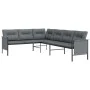 Garden dining set 2 pieces anthracite gray steel by vidaXL, Garden sets - Ref: Foro24-3187260, Price: 418,72 €, Discount: %