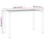 Garden dining set 2 pieces anthracite gray steel by vidaXL, Garden sets - Ref: Foro24-3187260, Price: 418,72 €, Discount: %