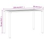 Juego de comedor de jardín 2 piezas acero gris antracita de vidaXL, Conjuntos de jardín - Ref: Foro24-3187260, Precio: 376,13 €