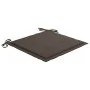 Cojines de silla de jardín 4 uds tela taupé 40x40x3 cm de vidaXL, Cojines para sillas y sofás - Ref: Foro24-47595, Precio: 34...