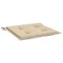 Gartenstuhlkissen 2 Stück beiges Oxford-Gewebe 40x40x3 cm von vidaXL, Kissen für Stühle und Sofas - Ref: Foro24-314008, Preis...