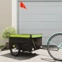 Remolque para bicicleta hierro negro y verde 45 kg von vidaXL, Fahrradanhänger - Ref: Foro24-94088, Preis: 85,83 €, Rabatt: %
