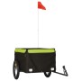 Remolque para bicicleta hierro negro y verde 45 kg von vidaXL, Fahrradanhänger - Ref: Foro24-94088, Preis: 81,36 €, Rabatt: %