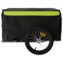 Remolque para bicicleta hierro negro y verde 45 kg von vidaXL, Fahrradanhänger - Ref: Foro24-94088, Preis: 81,36 €, Rabatt: %