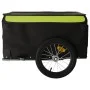 Remolque para bicicleta hierro negro y verde 45 kg von vidaXL, Fahrradanhänger - Ref: Foro24-94088, Preis: 85,83 €, Rabatt: %