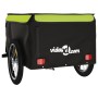 Remolque para bicicleta hierro negro y verde 45 kg von vidaXL, Fahrradanhänger - Ref: Foro24-94088, Preis: 81,36 €, Rabatt: %