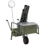 Carrito de pesca con rueda acero recubrimiento en polvo verde by vidaXL, Fishing - Ref: Foro24-94869, Price: 102,44 €, Discou...