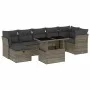 Gartensofa-Set und Kissen, 8-teilig, aus grauem Kunst-Rattan. von vidaXL, Gartensets - Ref: Foro24-3274670, Preis: 498,73 €, ...