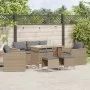 Juego de sofás jardín con cojines 6 pzas ratán sintético beige by vidaXL, Garden sets - Ref: Foro24-3213553, Price: 529,69 €,...