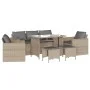 Juego de sofás jardín con cojines 6 pzas ratán sintético beige by vidaXL, Garden sets - Ref: Foro24-3213553, Price: 529,69 €,...