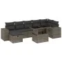 Gartensofa-Set und Kissen, 8-teilig, aus grauem Kunst-Rattan. von vidaXL, Gartensets - Ref: Foro24-3275310, Preis: 535,59 €, ...