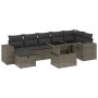 Set de sofás de jardín y cojines 8 piezas ratán sintético gris by vidaXL, Garden sets - Ref: Foro24-3275310, Price: 534,00 €,...