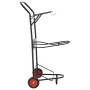 Faltbarer Sattelwagen aus schwarzem Stahl von vidaXL, Zubehör für Pferdezügel - Ref: Foro24-172503, Preis: 141,01 €, Rabatt: %