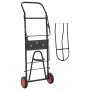 Faltbarer Sattelwagen aus schwarzem Stahl von vidaXL, Zubehör für Pferdezügel - Ref: Foro24-172503, Preis: 143,88 €, Rabatt: %