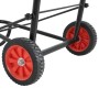 Faltbarer Sattelwagen aus schwarzem Stahl von vidaXL, Zubehör für Pferdezügel - Ref: Foro24-172503, Preis: 143,88 €, Rabatt: %