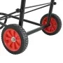 Faltbarer Sattelwagen aus schwarzem Stahl von vidaXL, Zubehör für Pferdezügel - Ref: Foro24-172503, Preis: 141,01 €, Rabatt: %