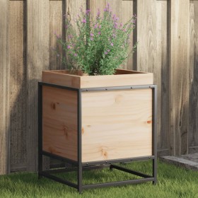 Jardinera de madera maciza de pino 40x40x50 cm by vidaXL, Pots and planters - Ref: Foro24-847018, Price: 53,14 €, Discount: %