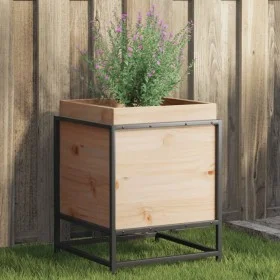 Massive Holzblumenkasten aus Kiefer 40x40x50 cm von vidaXL, Töpfe und Pflanzgefäße - Ref: Foro24-847018, Preis: 52,34 €, Raba...