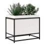 Jardinera de madera maciza de pino blanca 60x40x50 cm de vidaXL, Maceteros y jardineras - Ref: Foro24-847024, Precio: 59,25 €...