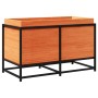 Jardinera de madera maciza pino marrón cera 80x40x50 cm by vidaXL, Pots and planters - Ref: Foro24-847030, Price: 88,27 €, Di...