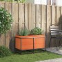 Jardinera de madera maciza pino marrón cera 80x40x50 cm by vidaXL, Pots and planters - Ref: Foro24-847030, Price: 88,27 €, Di...