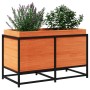 Jardinera de madera maciza pino marrón cera 80x40x50 cm by vidaXL, Pots and planters - Ref: Foro24-847030, Price: 88,27 €, Di...