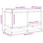 Jardinera de madera maciza pino marrón cera 80x40x50 cm by vidaXL, Pots and planters - Ref: Foro24-847030, Price: 88,27 €, Di...