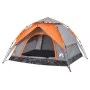 Tienda de campaña iglú 3 personas apertura rápida gris/naranja by vidaXL, tents - Ref: Foro24-4004179, Price: 86,78 €, Discou...