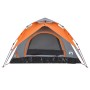 Tienda de campaña iglú 3 personas apertura rápida gris/naranja by vidaXL, tents - Ref: Foro24-4004179, Price: 80,84 €, Discou...