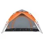 Tienda de campaña iglú 3 personas apertura rápida gris/naranja by vidaXL, tents - Ref: Foro24-4004179, Price: 86,78 €, Discou...