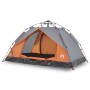 Tienda de campaña iglú 2 personas apertura rápida gris/naranja by vidaXL, tents - Ref: Foro24-4004191, Price: 57,14 €, Discou...