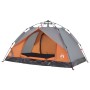 Tienda de campaña iglú 2 personas apertura rápida gris/naranja by vidaXL, tents - Ref: Foro24-4004191, Price: 57,14 €, Discou...