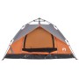 Tienda de campaña iglú 2 personas apertura rápida gris/naranja by vidaXL, tents - Ref: Foro24-4004191, Price: 57,14 €, Discou...