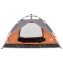 Tienda de campaña iglú 2 personas apertura rápida gris/naranja by vidaXL, tents - Ref: Foro24-4004191, Price: 57,14 €, Discou...