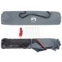 Tienda de campaña iglú 2 personas apertura rápida gris/naranja by vidaXL, tents - Ref: Foro24-4004191, Price: 57,14 €, Discou...