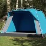 Tienda de campaña cabaña 4 personas apertura rápida azul by vidaXL, tents - Ref: Foro24-4004220, Price: 144,16 €, Discount: %