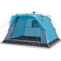 Tienda de campaña cabaña 4 personas apertura rápida azul by vidaXL, tents - Ref: Foro24-4004220, Price: 144,16 €, Discount: %